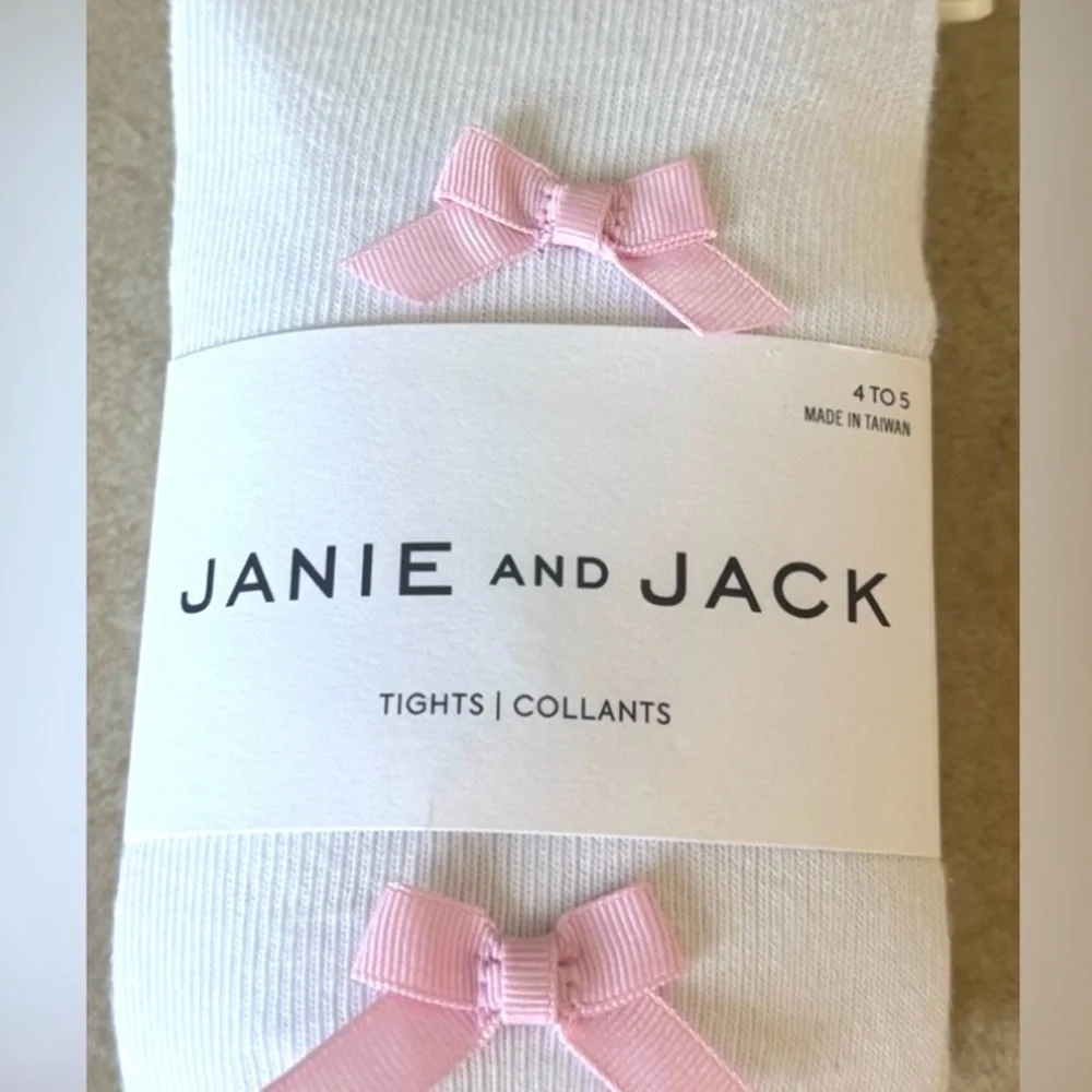 Janie and Jack Bow Tight-2 pairs